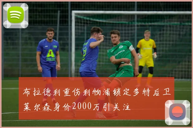 布拉德利重伤利物浦锁定多特后卫莱尔森身价2000万引关注