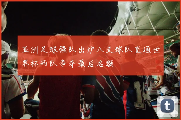 亚洲足球强队出炉八支球队直通世界杯两队争夺最后名额