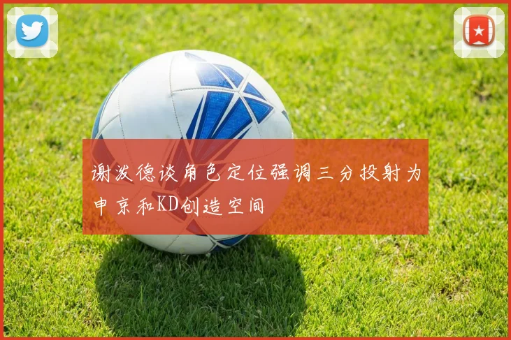 谢泼德谈角色定位强调三分投射为申京和KD创造空间